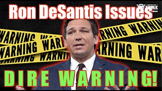 Ron DeSantis Issues DIRE WARNING For Americans! Wait Until You Hear What He Said!