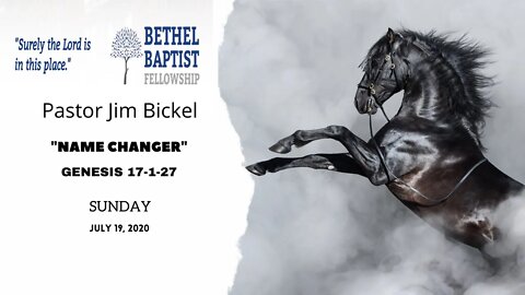 "Name Changer" - Genesis 17 - Sunday Morning Service 10 AM