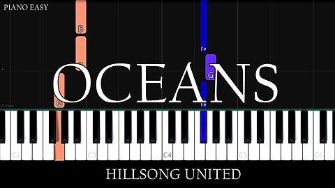 Hillsong United - Oceans (Where Feet May Fail) | Easy Piano Tutorial