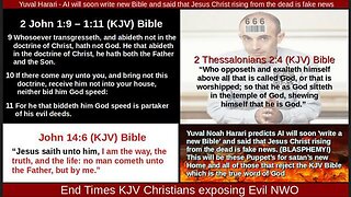Yuval Harari - AI will soon write new Bible and said that Jesus Christ is fake news