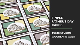 Tonic Studios | Woodland Walk | 39 cards from one 6x6 paper pad