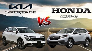 Kia Sportage 2022 Vs Honda CR-V 2022 Specs Comparison