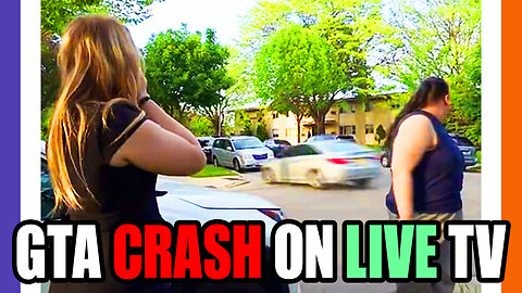 GTA Crash Caught On Live TV