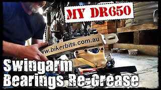 DR650 Swingarm Bearing Re Grease