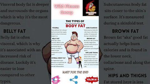 🔥Types of body fat🔥#shorts🔥#wildfitnessgroup🔥29 August 2022🔥