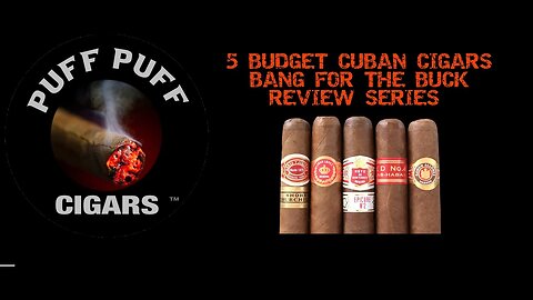 5 Budget Cuban Robusto cigars around 25$