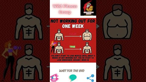 🔥Not working out for one week🔥#shorts🔥#wildfitnessgroup🔥20 September 2022🔥
