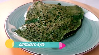 Vegetables cooked this way have a different flavor! Try these spinach crepes !!!