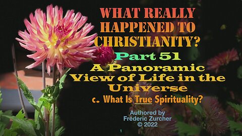 Fred Zurcher on What Really Happened to Christianity pt51