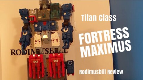 Transformers Titans Return FORTRESS MAXIMUS (with Emissary and Cerebros) Titan Class Figure Review