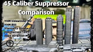 45 Caliber Pistol Suppressor Comparison