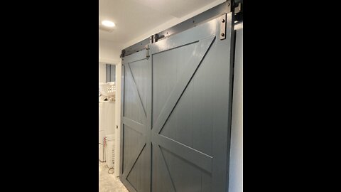 Our Beautiful Barn Doors That We Are Not Crazy About
