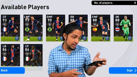 Starboy | Club Selection: PSG PACK OPENING | PES 2021 MOBILE