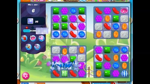 Candy Crush Level 887 Talkthrough, 13 Moves, 1 fish boosters