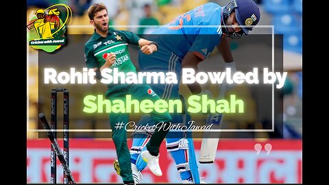 How Afridi Bowled Rohit Sharma. #asiacup2023 #shaheenafridi #rohitsharma #pakvsind