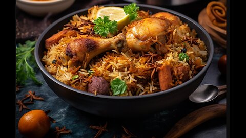 Famous Chicken Biriyani with Ingredients and measurements