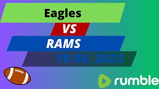 🔴Live Play By Play Eagles Vs Rams Oct 8, 2023-- Sub Goal (8-10)🔴🔥