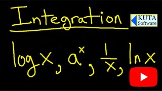 Integral of logs and exponents (Jae Academy)