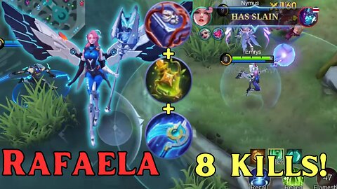 8 Kills! 15 Assists! Rafaela Roaming Build! | MLBB | Mobile Legends | Mobile Legends: Bang Bang |