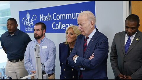 Near-Disaster Unfolds During Joe Biden's Trip to NC, Even Jill Looked Tense