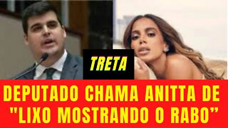 Deputado critica Anitta na Libertadores: “Lixo mostrando o rabo”