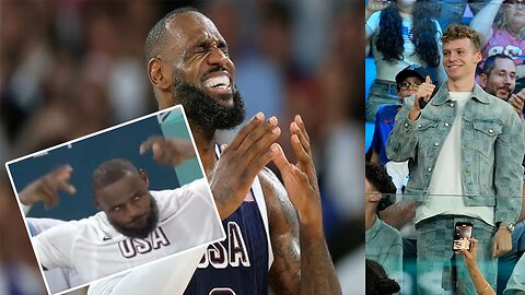 LeBron James EMBARRASSES himself in VIRAL moment at the Olympics! They weren't cheering for you!