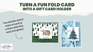Turn a Fun Fold Card into a Gift Card Holder