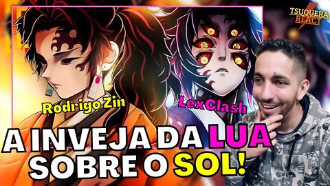 [SURREAL] REACT Rap do Kokushibo e Yoriichi 🌙☀ (Demon Slayer) | SOL E LUA | LexClash e Rodrigo Zin