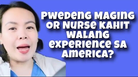 Pwedeng mag work ang mga nurses sa specialty areas maski walang work experience? Paano?