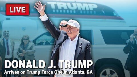 WATCH LIVE: President Donald J. Trump Arrives on Trump Force One in Atlanta - 4/10/24