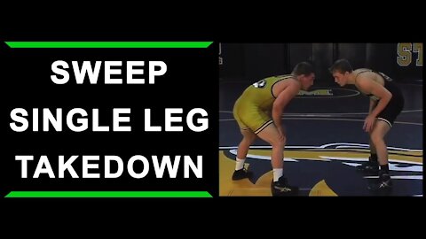 Wrestling Instruction - Sweep Single Leg Takedown - Coach Brian Smith