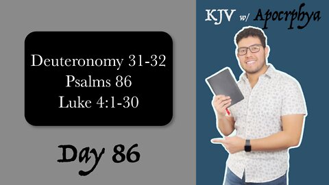 Day 86 - Bible in One Year KJV [2022]