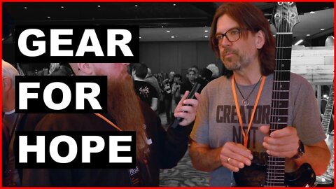 Nik Huber Is Very Tall & Builds Awesome Guitars (Gear For Hope Founder)