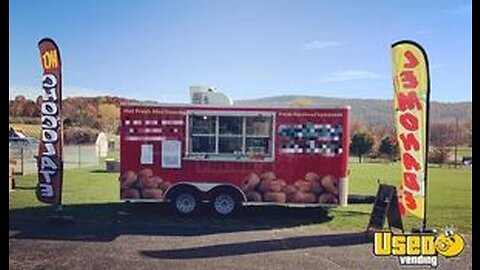 Turn key Business - 2018 7' x 16.5' Mini Donut Trailer | Food Concession Trailer for Sale