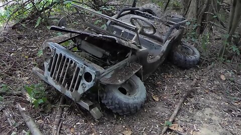 Restoration Mini Jeep Willys with Engine 150cc