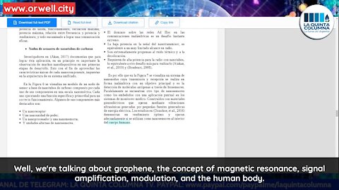 La Quinta Columna discusses study on the properties of graphene
