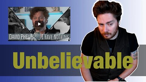 David Phelps - Ive Got Nothing (Whitney Houston Cover) | Musician ReActs | Episode 18