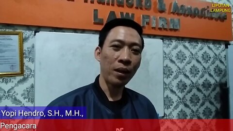 Cegah Corona, Yopi Hendro Pengacara Asal Lampung Ajak Masyarakat Patuhi Fatwa MUI dan Pemerintah