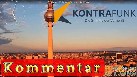 Kommentar im Kontrafunk 08.07.2024 - Michael Andrick #glaubewenig, #hinterfragealles, #denkeselbst