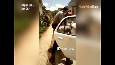 Cuba | A young man is taken by force by the PNR in Holguin