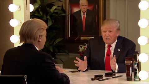 Donald Trump Interviews Himself in the Mirror