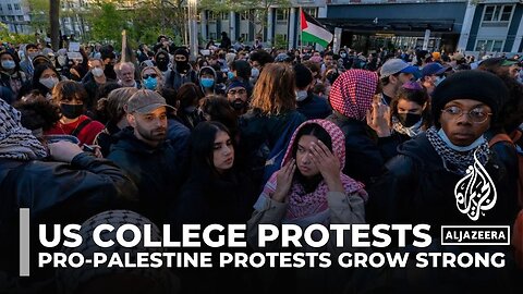 From LA to NY, pro-Palestine college campus protests grow strong in US