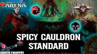 🔴⚫SPICY🍲CAULDRON⚫🔴|| Wilds of Eldraine || [MTG Arena] Bo1 Black Red Artifact Aggro Standard Deck