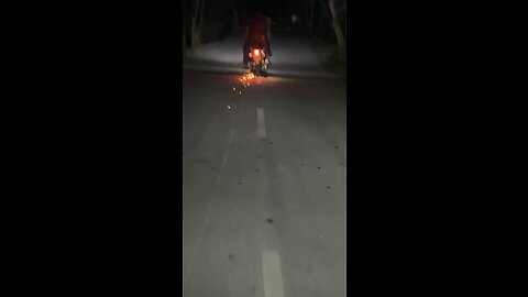 Bullet bike stunt