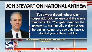 Jon Stewart Doesn’t Understand Why We Stand For National Anthem At Games