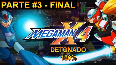 [PS1] - Mega Man X4 - [Parte 3 - Final] - Dublado e Legendado - [PT-BR] - Detonado 100% - 1440p