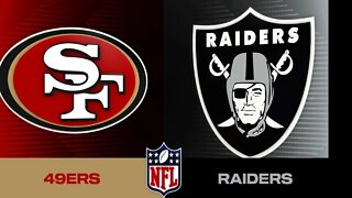 Madden 23 Legends 49ers Vs Raiders Simulation Franchise S1 Week 17