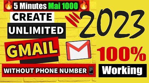 How to Make a Google Account without Phone Number|Make Google Account Without Phone Number 2023