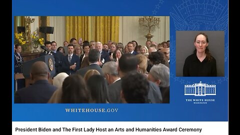 President Biden and The First Lady Host an Arts and Humanities Award Ceremony