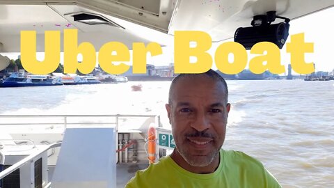 Uber boat to Canary Wharf